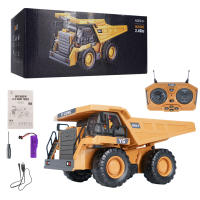 Camión Grúa Remoto 2.4Ghz 1/20 Con Control Remoto 9 Canales Vehículo De Construcción Aluminio Con Luces Regalo Para Niños - details 1