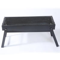 Barbacoa larga portatil de carbon, plegable y ligera, barbacoa larga de sobremesa para jardin, camping, picnic o playa. Don Feliz - details 2