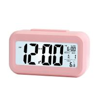 Reloj De Alarma Digital LCD Con Calendario Y Termómetro Reloj De Escritorio De Plástico Para La Casa Sin Dispositivo Inteligente - details 9