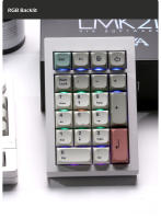 ZUOYA LMK21 Kit De Teclado Mecánico Inalámbrico 21 Teclas Aleación De Aluminio Modo Tri-Modo Bluetooth 2.4g Cableado Intercambiable De Número - details 6