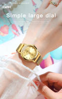 Reloj De Pulsera OPK 8115 Para Mujeres Resistente Al Agua Con Correa De Red De Acero Inoxidable Y Luz Luminosa Moda Sencilla - details 3