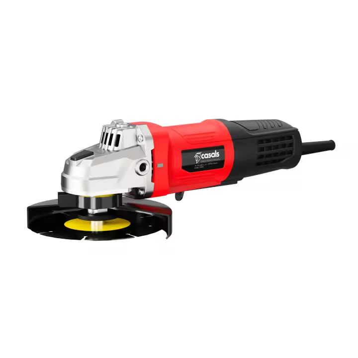 Amoladora Casals CAG71051 con Cable, 710W, Diámetro de Disco 115mm, Mango Ergonómico, Velocidad 12.000 rpm, Incluye Llave y Mango de Sujeción, Potente Herramienta para Cortar, Lijar y Pulir en Todo Tipo de Materiales - 1