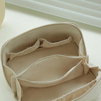 Bolsa De Cosméticos Para Mujer Elegante De Cuero PU Organizador De Maquillaje Y Aseo Para Viaje Pouch Colgante Tote De Viaje - details 17