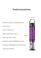 Lampara Eléctrica Repelente De Mosquitos Y Aves Con Trampa Para Insectos Y Moscas 4000 mAh USB Para Camping Y Uso Exterior - details 15