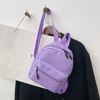 Mochila Preppy Mini De Nylon Para Niñas Y Mujeres Bolso De Viaje Pequeño a Prueba De Agua Casual Solida Rucksack Con Cierre De Cremallera Y Hebilla - details 14