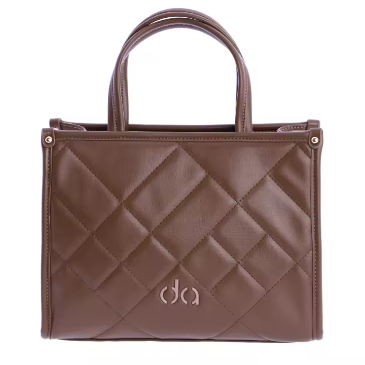 Bolso bandolera y de mano con logo de metal incrustado en piel sintética DON ALGODON Varese. - 1