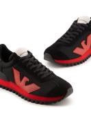 Emporio Armani Zapatillas Zapatos Hombre Azul Rojo X4X583 XN647 M651 - details 4