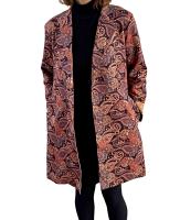Chaqueta boho chic estampada, abrigo primavera con bolsillos, estiloso y favorecedor Le Côté Chic - details 2