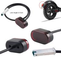 Guardabarros Para Scooter Xiaomi Mijia M365 M187 pro Con Faro Trasero Protector De Rueda Antisalpicaduras Accesorio De Scooter - details 4
