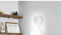 Lámpara De Pared Minimalista Moderna Para Sala De Estar Y Dormitorio Luz LED Interior Blanca Negra Decoración De Pasillo Iluminación AC90V-260V - details 16
