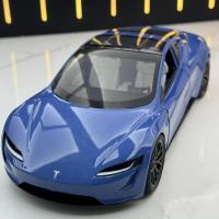Modelo De Coche Tesla Roadster Deportivo a Escala 1:24 En Aleación Metal Juguetes Para Niños Decoración Colectiva Para Hogar Regalo Para Niños Mayores De 14 Años - details 20