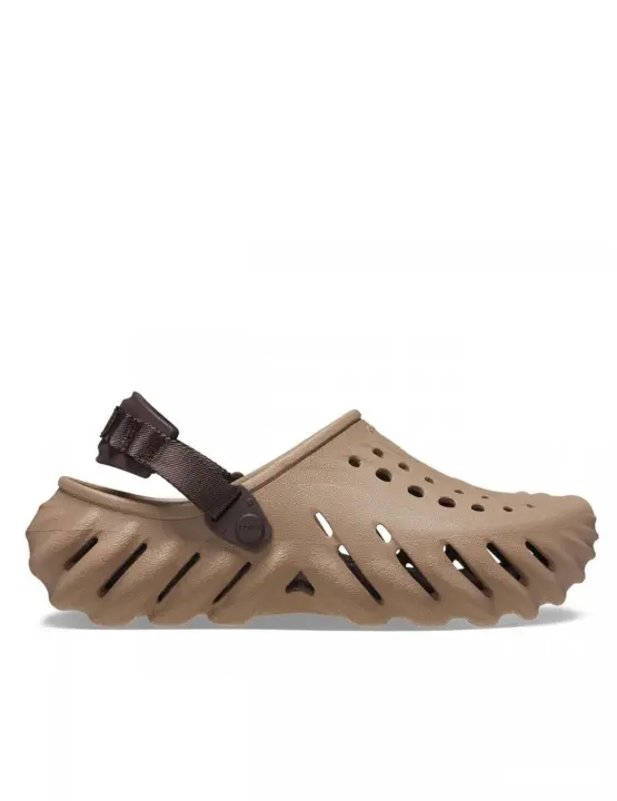 Zueco Crocs Echo Latte Estilo Urbano en Croslite y Literide - 1