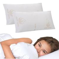 STARLEY- --Almohada Con Funda Aloe Vera 100% Fibras Suave Confortable Transpirable Adaptable Hipoalergénica Antiácaros Indeformable Ecológica 70/80/90/105/135/150Cm - details 0