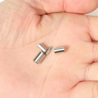 20pcs Tornillos De Acero Inoxidable De Color Oro Para Hecho De Joyería DIY Cierre De Encaje Para Cuerda De Metal - details 1