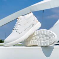 Botas De Caza FLYLAND Para Hombre Casual Hechas a Mano De Cuero Ligeros Antideslizantes Zapatillas Con Cordones - details 0