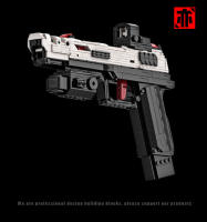 500PCS Bloques De Construcción Técnicos P320 Pistola Modelo De Juguetes DIY Regalo Para Niños Edad Recomendada 6-12 Años Material Plástico - details 4