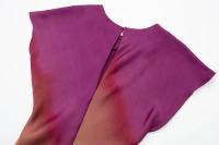 Vestido Midi De Seda TRAFZA Para Mujer Estampado Vintage Con Dibujos De Tie Dye Cuello Redondo Manga Corta Casual Chic Para Primavera - details 4