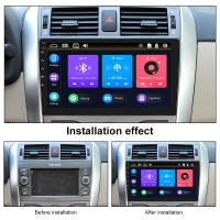 Podofo Radio De Coche 2 DIN 9" HD Autoradio Multimedia Player Carplay Bluetooth USB FM Cámara Soporte Control Del Volante Universal - details 9