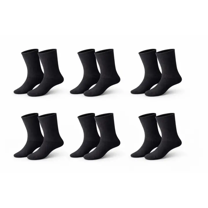 SKYNED 6 Pares Calcetines Térmicos Invierno Algodón 95% Gruesos Extra Cálidos - 1