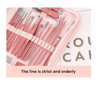 Set De Manicura Para Viajes 7/30pcs Herramientas De Uñas Multifuncionales Tijeras De Uñas Para Dedos Y Pies Acero Inoxidable - details 3
