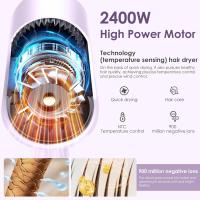 2400W Cabello Sin Encrespamiento, 3 Temperaturas 2 Velocidades, Thermocontrol, Gran Caudal de Aire, Pantalla digital de temperatures - details 0