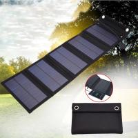 Panel Fotovoltaico Solar De 30W Con Sistema De Carga USB Para Batería V 5V Portátil Y Plegable Energía Solar Para Camping Sunpower - details 1