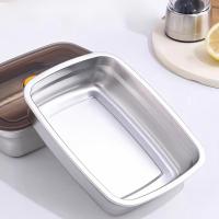 6PCS Contenedores De Alimentos De Acero Inoxidable Reutilizables Pilaables Para Cocina Nevera Picnic Viaje Camping Fiesta Almacenamiento De Comida - details 5