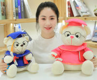 Oso De Peluche Doctor Graduado 18cm Juguete Divertido Para Decoración Del Hogar Regalo De Graduación Kawaii Para Adultos Y Niños - details 7