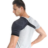Almohadilla De Alivio De Dolor De Hombro 1Pc Muñequera De Compresión Ajustable Soporte Rotador Para Hombres Y Mujeres Apta Para Ambas Manos - details 5