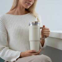 Flamingueo Vaso Termico - Taza Termo Acero Inoxidable Termo Cafe Para Llevar Bebidas Frías 24h y Calientes 10h Botella Termica 0,9 Litros - details 12