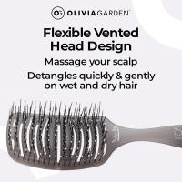 OLIVIA GARDEN  Cepillo Cabello Identangle  - Cabello Medio - Color Gris - details 2