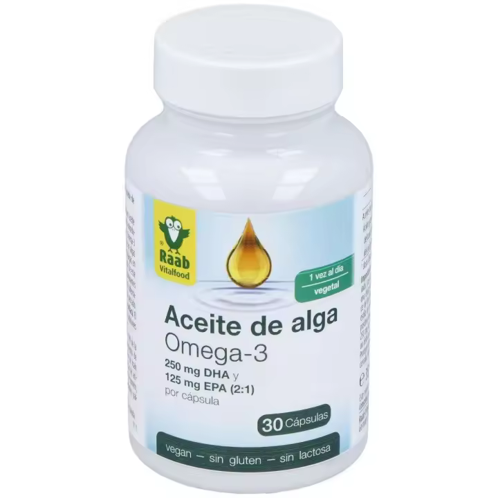 Raab Vitalfood Aceite De Alga Omega 3 1183Mg 30Caps - 1