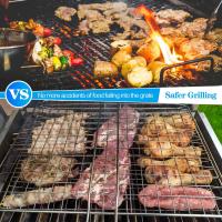 Cesta De Asado En Acero Inoxidable Con Plegable Para Camping Al Aire Libre Rack Para Pescado Carne Y Langosta Herramienta De Cocina Para Barbacoa - details 7