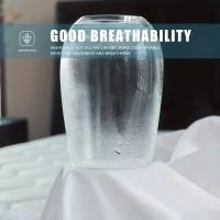 Sábana Ajustable Impermeable De Color Sólido Para Cama Funda De Sábanas Suave Transpirable Sin Ruido Gran Tamaño Con Bolsillo Profundo - details 6