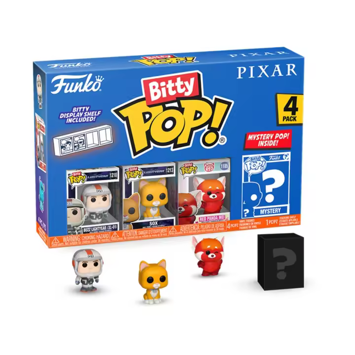 FUNKO BITTY POP! DISNEY PIXAR - BUZZ LIGHTYEAR (XL-01), SOX, MEI PANDA ROJO Y ¿?, 75466, TIENDA CON LICENCIA OFICIAL - 1