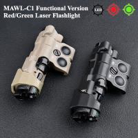 Linterna Táctica MAWLC1 LED Con Caja De Almacenamiento De Batería Modulada Resistente Al Agua Para Juego De Tácticas CS Caza Y Exploración Adecuada Para Ranura De 20mm - details 11
