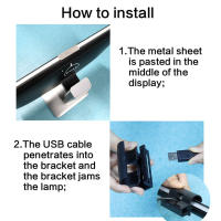 Lámpara De Tarea LED Para Escritorio Con Control Remoto Y Aluminio 44cm Luz De Monitor Cuidado De Los Ojos USB Magnética Sin Destellos Para Oficina - details 11