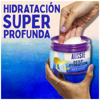 Aussie Hidratación Profunda, Mascarilla Capilar, Tratamiento Vegano Para El Cabello, Para Cabello Muy Seco, Grueso Y Rizado, Con Aceite De Aguacate, Aceite De Jojoba Y Aceite De Nuez De Macadamia 6 unidades de 450ml - details 1