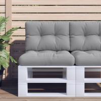vidaXL Cojines para palets 2 unidades tela en color Beige/Verde/Gris y más | acolchados duraderos para sofás de jardín terraza exterior - details 2