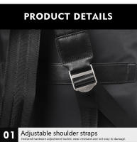 Mochila Para Hombre De Cuero Genuino Grande Capacidad Con Bolsillo Para Portátil De 15.6 Pulgadas Diseño Moda Múltiples Bolsillos Bolsa Escolar - details 24
