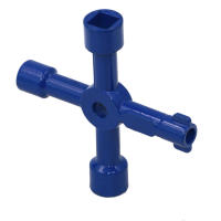 Llave De Triángulo Universal Multifuncional 4 Maneras Para Plomero Clavija Para Mangueras Caja De Medidores De Gas Y Electricidad Radiadores - details 10