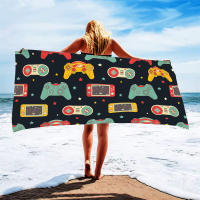 Toalla De Playa De Microfibra Absorbente Para Juegos Controller Toalla Ligera Y Rápida Secado Para Hombres Y Mujeres Para Natación Y Piscina - details 6
