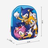 Mochila Infantil Sonic Personajes - Cerdá - details 2