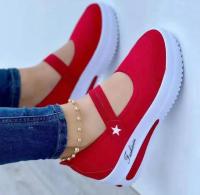 Nuevos Zapatos De Mujer Casual Sólido Plataforma Transpirables Con Malla Zapatillas Deportivas Cómodas Para Hacer Ténis Cierre SLIP-ON Talla Verdadera - details 2
