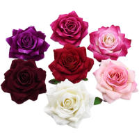 10PCS Rosas De Seda Artificiales Para Scrapbooking Flores Para DIY Coronelas Decoración De Hogar Bodas Accesorios De Año Nuevo - details 10