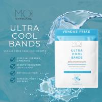 ULTRA COOL BANDS Bandas con loción efecto frio preparadas para su uso directo | Efecto reductor localizado | Especial piernas cansadas | 2 Bandas de 1 uso (15cm x 4m) M·O·I SKINCARE - details 1