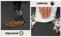 Alfombrilla Para Alimentos Y Agua Para Mascotas Con Sello De Goma Antideslizante Y Secado Rápido Plástico Universal Para Perros Y Gatos - details 3