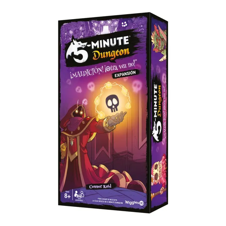 Juego de mesa 5 minute dungeon ¡maldición! ¡otra vez no! edad recomendada 8 años - 1