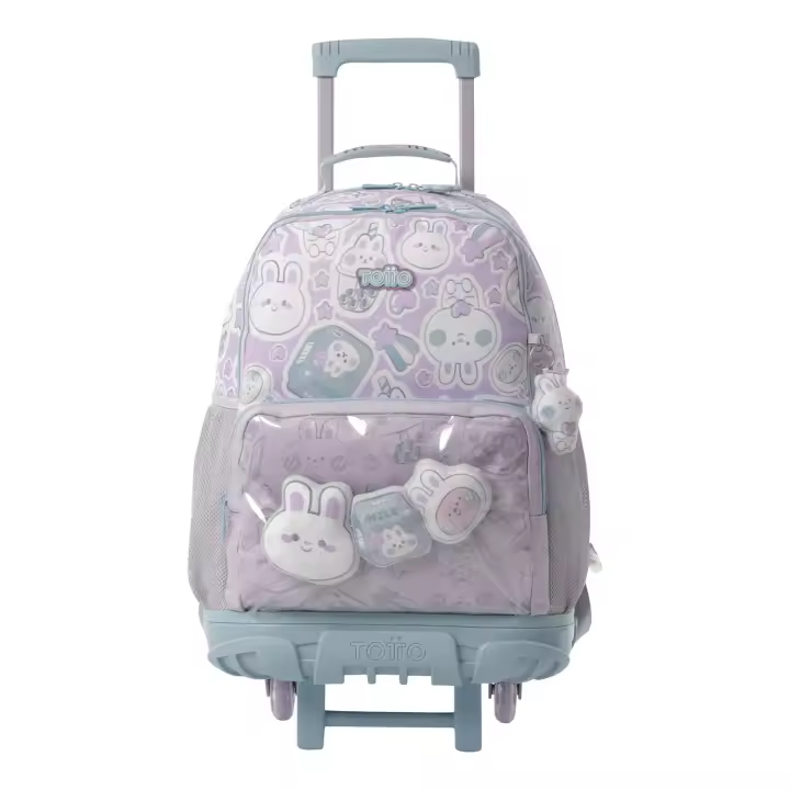 Totto Mochila infantil ruedas Kawi -Dimensiones:32.5 x 47 x 19 cm-Material:Poliester - 1