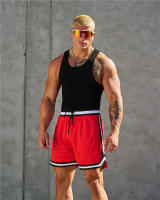 Shorts Deportivos Para Hombre Doble Capa Malla Secado Rápido Entrenamiento Verano Fitness Casual Transpirable Shorts - details 18